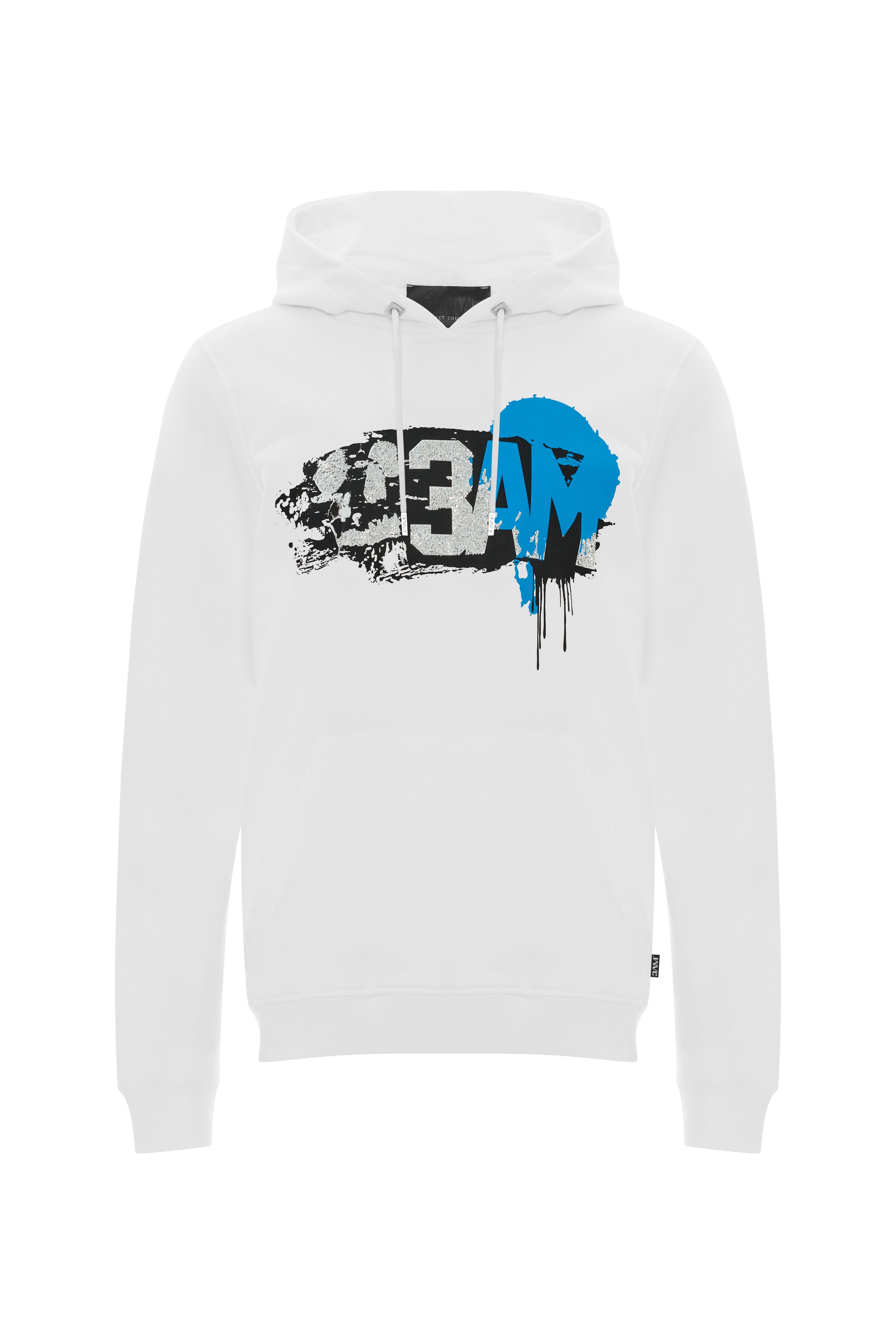 Hoody Skull INK WHITE